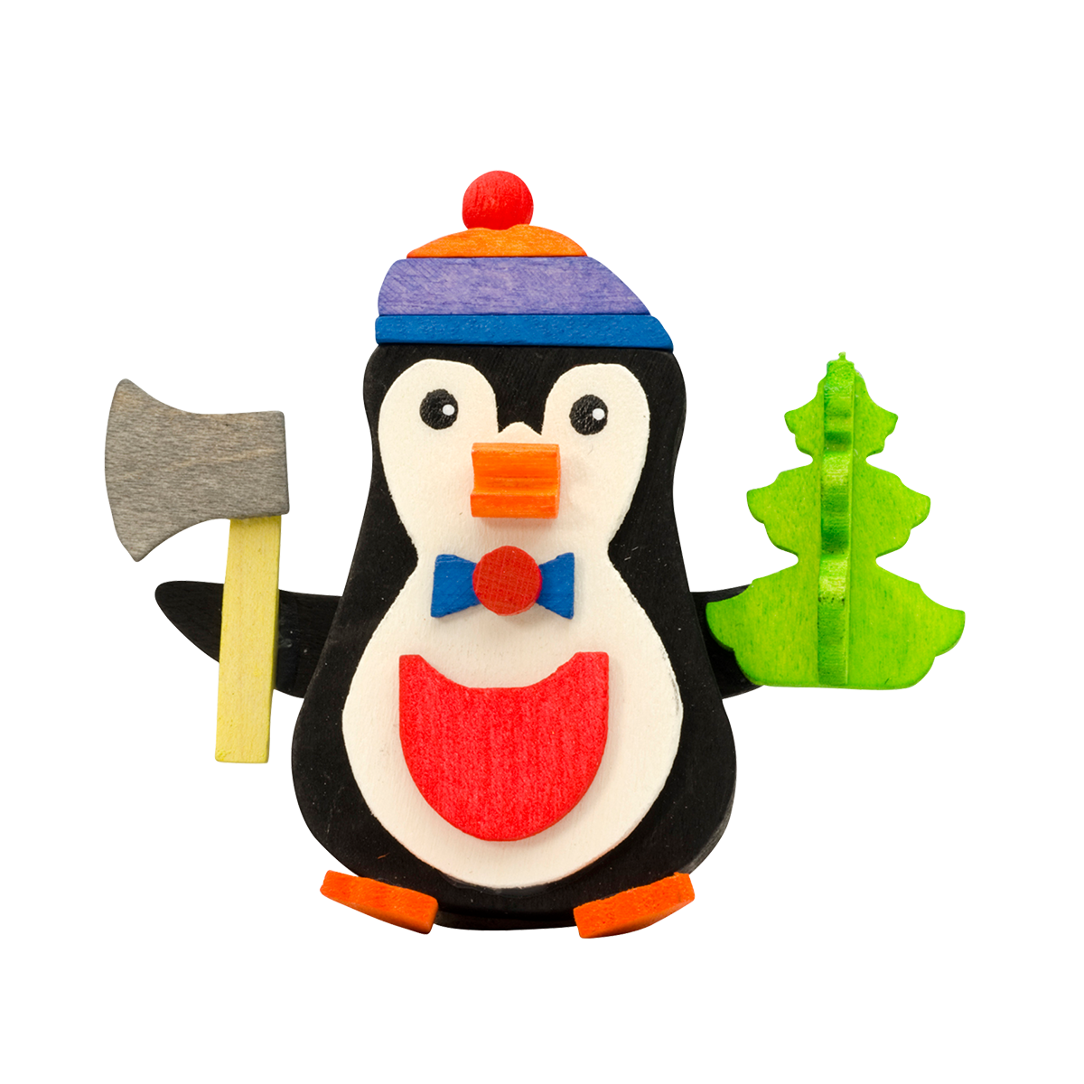 Penguin lumberjack - Christmas tree decoration